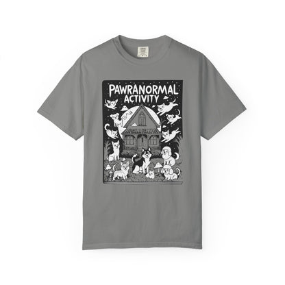 "Pawranormal Activity" Dog T-Shirt - Haunted House Fun Graphic Tee