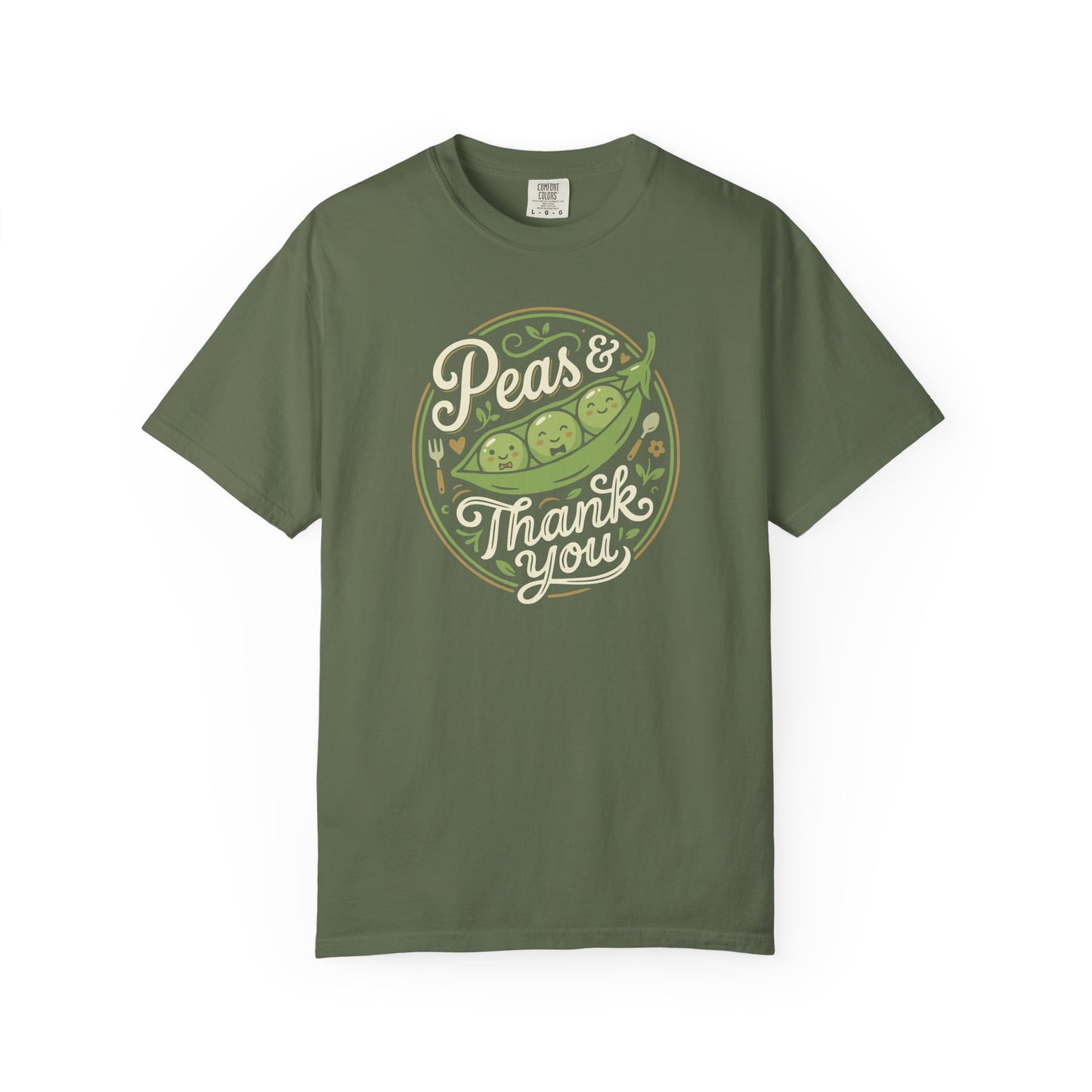 Peas & Thank You T-Shirt — Cute Polite Punny Graphic Tee