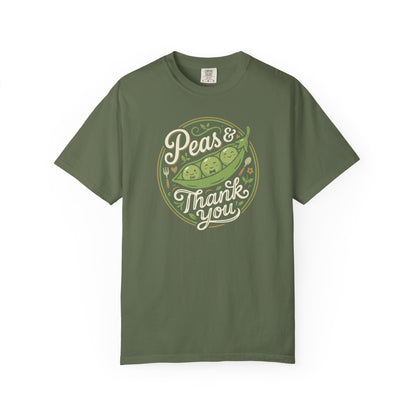 Peas & Thank You T-Shirt — Cute Polite Punny Graphic Tee