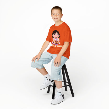 "Yin & Yam" Youth Tee — Cute Girl Sweet Potato Graphic Kids T‑Shirt