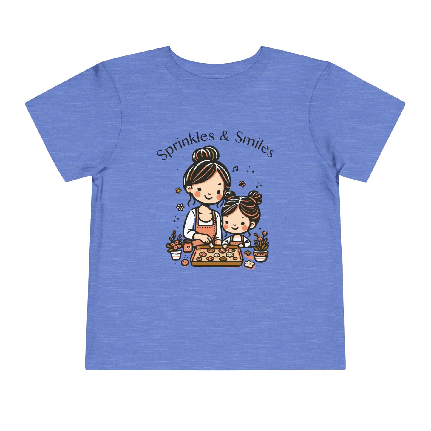 "Sprinkles & Smiles" Toddler Tee —  Mom & Me Baking Graphic Shirt