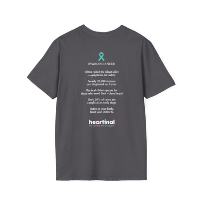 Teal Strong T-Shirt — Ovarian Cancer Awareness Support Tee