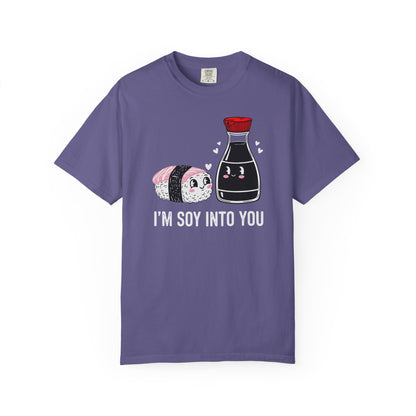 "I'm Soy Into You" T-Shirt — Cute Sushi & Soy Sauce Lovers Couple Graphic Tee