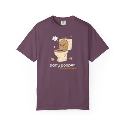 "Party Pooper" Couples Tee — Funny Gift Toilet Graphic T-Shirt