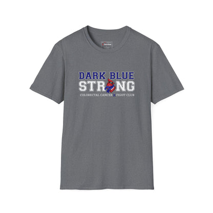 Dark Blue Strong T-Shirt — Colorectal Cancer Awareness Support Tee