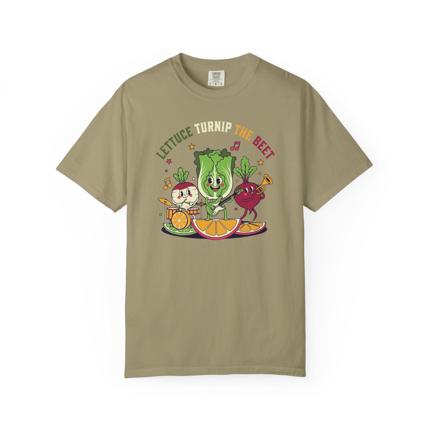 Lettuce Turnip The Beet T-Shirt — Cute Vegetable Band Graphic Tee