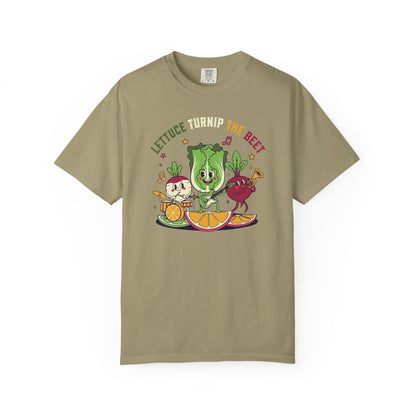 Lettuce Turnip The Beet T-Shirt — Cute Vegetable Band Graphic Tee