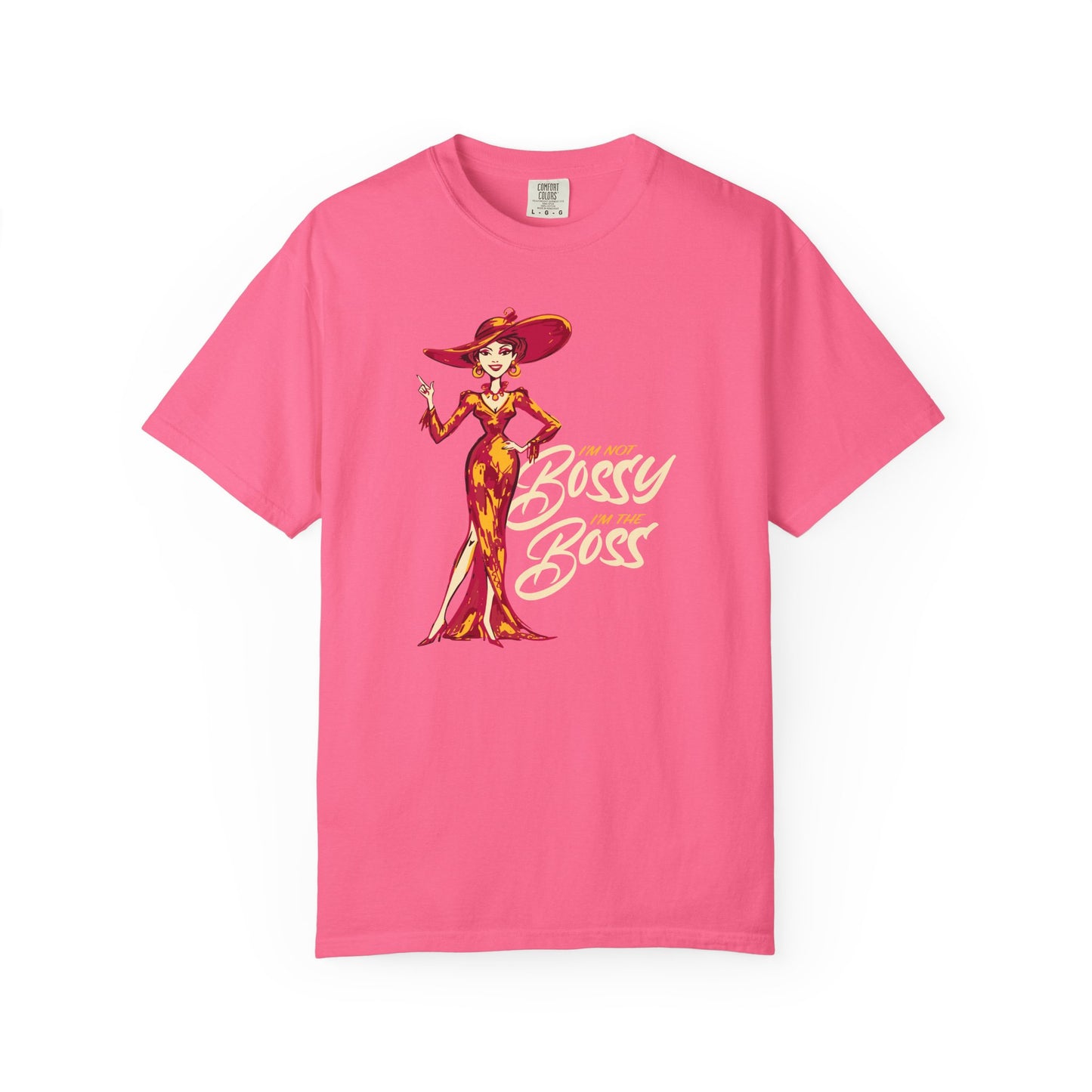 "I'm not Bossy, I'm the Boss" Graphic T-Shirt — Vintage Glam Lady Fashion Tee