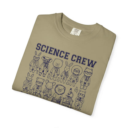 "Science Crew: Class of CO₂" T-Shirt - Cartoon Chemistry Cute Animal Tee