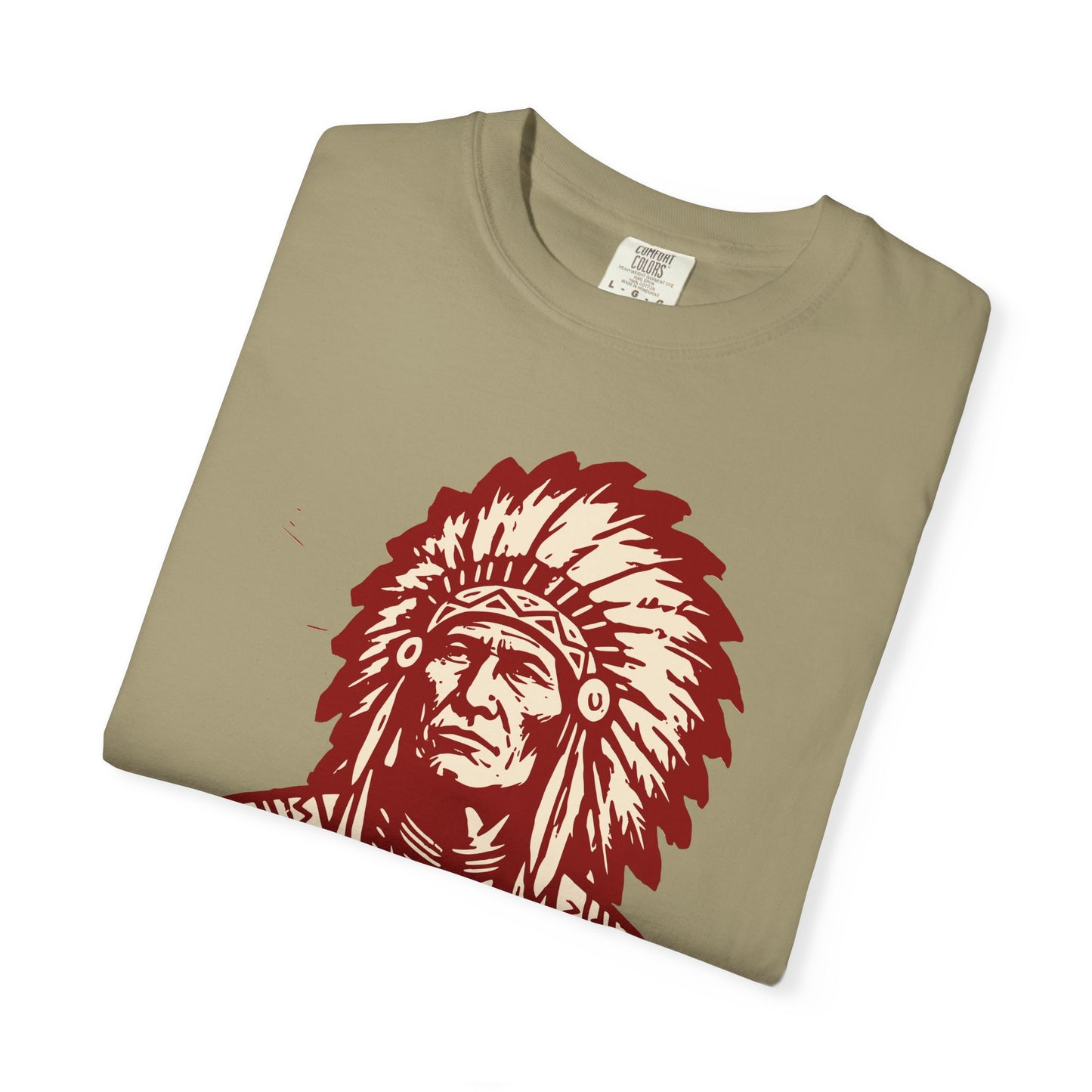Revolution Graphic T-Shirt - Native Chief First Nation Illustrated Tee