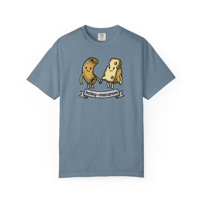 Holey Macaroni T-Shirt — Funny Mac & Cheese Graphic Vintage Tee