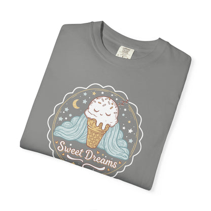 Sweet Dreams Ice Cream T-Shirt — Cute Pastel Dessert Graphic Tee