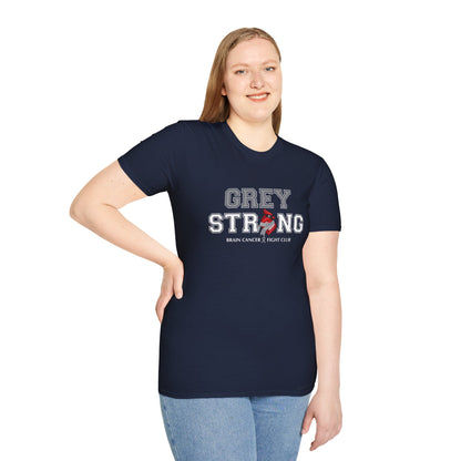 Grey Strong T-Shirt – Brain Cancer Fight Club Support Tee
