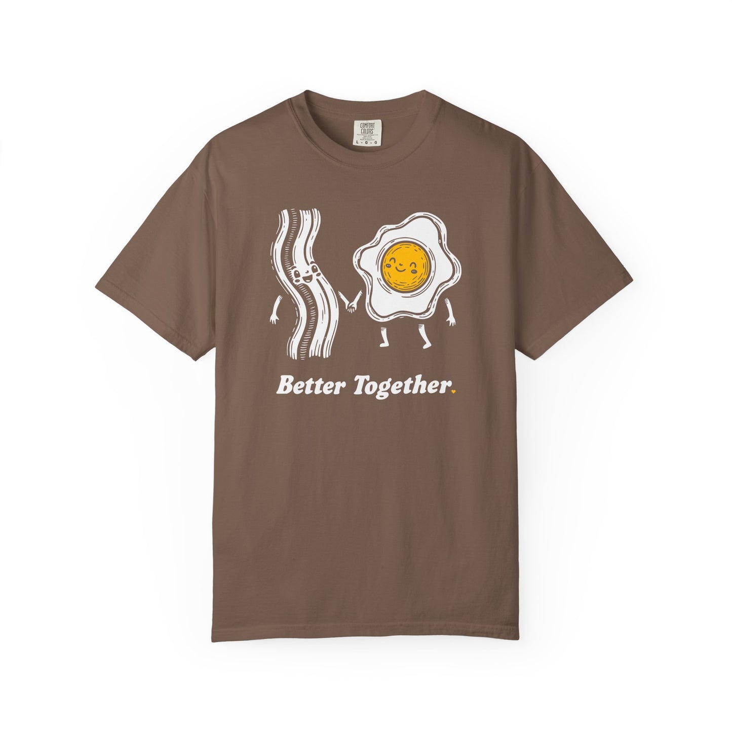 Better Together Bacon & Egg T-Shirt — Cute Breakfast Couple Tee