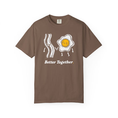 Better Together Bacon & Egg T-Shirt — Cute Breakfast Couple Tee