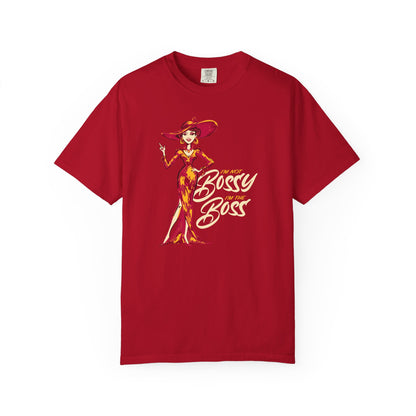 "I'm not Bossy, I'm the Boss" Graphic T-Shirt — Vintage Glam Lady Fashion Tee