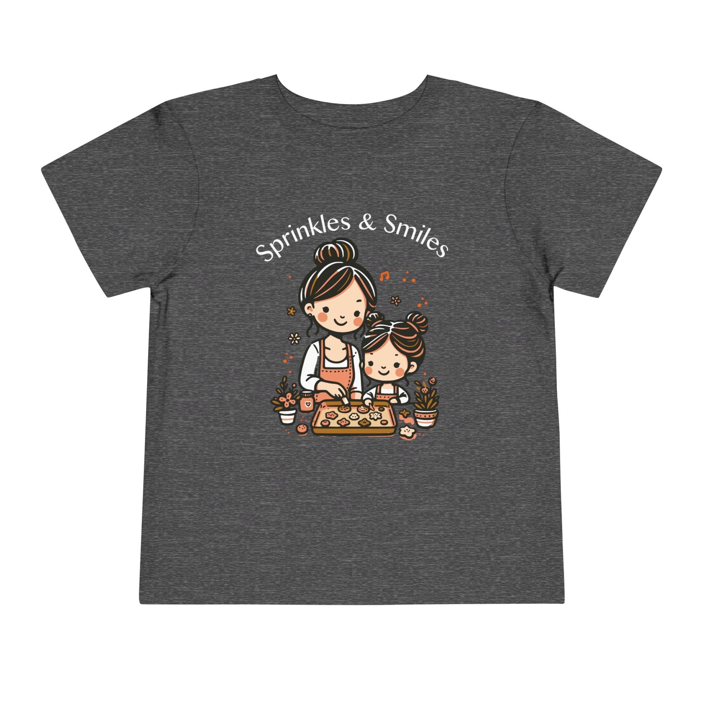 "Sprinkles & Smiles" Toddler Tee —  Mom & Me Baking Graphic Shirt
