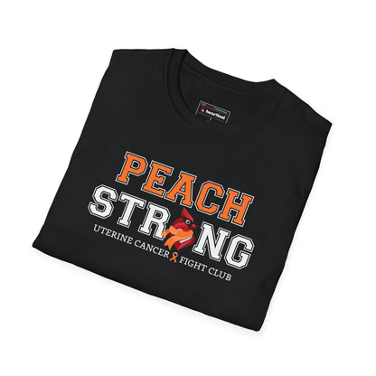 Peach Strong T-Shirt — Uterine Endometrial Cancer Fight Club Awareness Tee