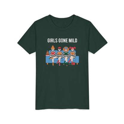 "Girls Gone Mild" Youth Tee – Cute Reading Club Graphic T-Shirt