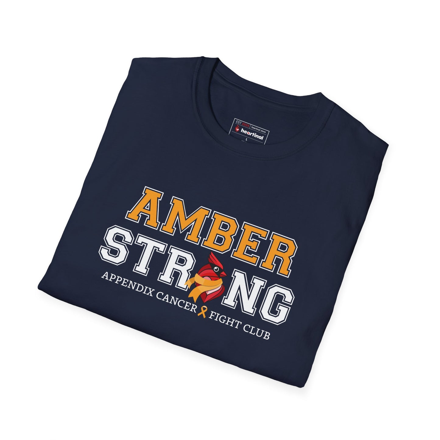 Amber Strong T-Shirt — Appendix Cancer Fight Club Support Tee