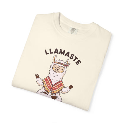Llamaste Yoga Llama T-Shirt — Funny Meditation Unisex Tee