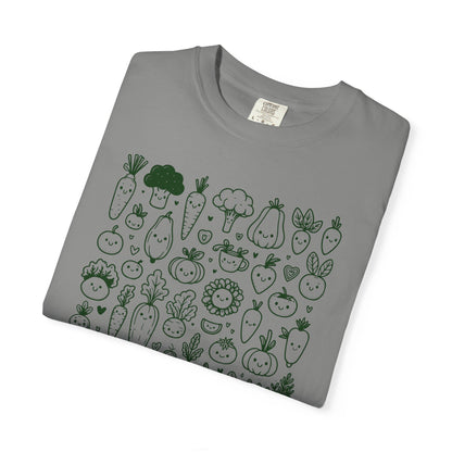 "Locally Grown: Plant Based & Good Taste" T-Shirt — Organic Vegan Farmer Garden Tee
