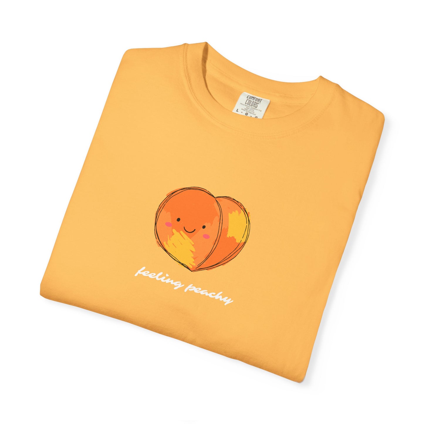 "Feeling Peachy" T-Shirt — Cute Kawaii Peach Graphic Tee