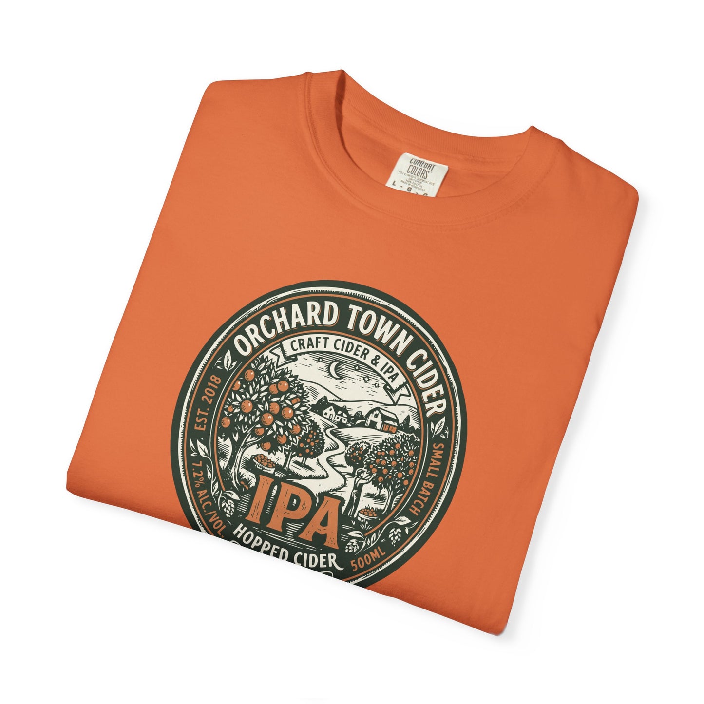 Orchard Town Cider IPA T-Shirt — Vintage Hopped Craft Beer Tee