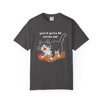 "You've Gotta Be Kitten Me!" Cat Graphic T-Shirt — Cute Retro Playful Kitty Tee
