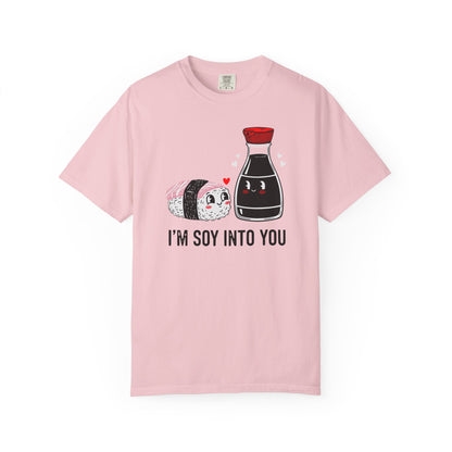 "I'm Soy Into You" T-Shirt — Cute Sushi & Soy Sauce Lovers Couple Graphic Tee