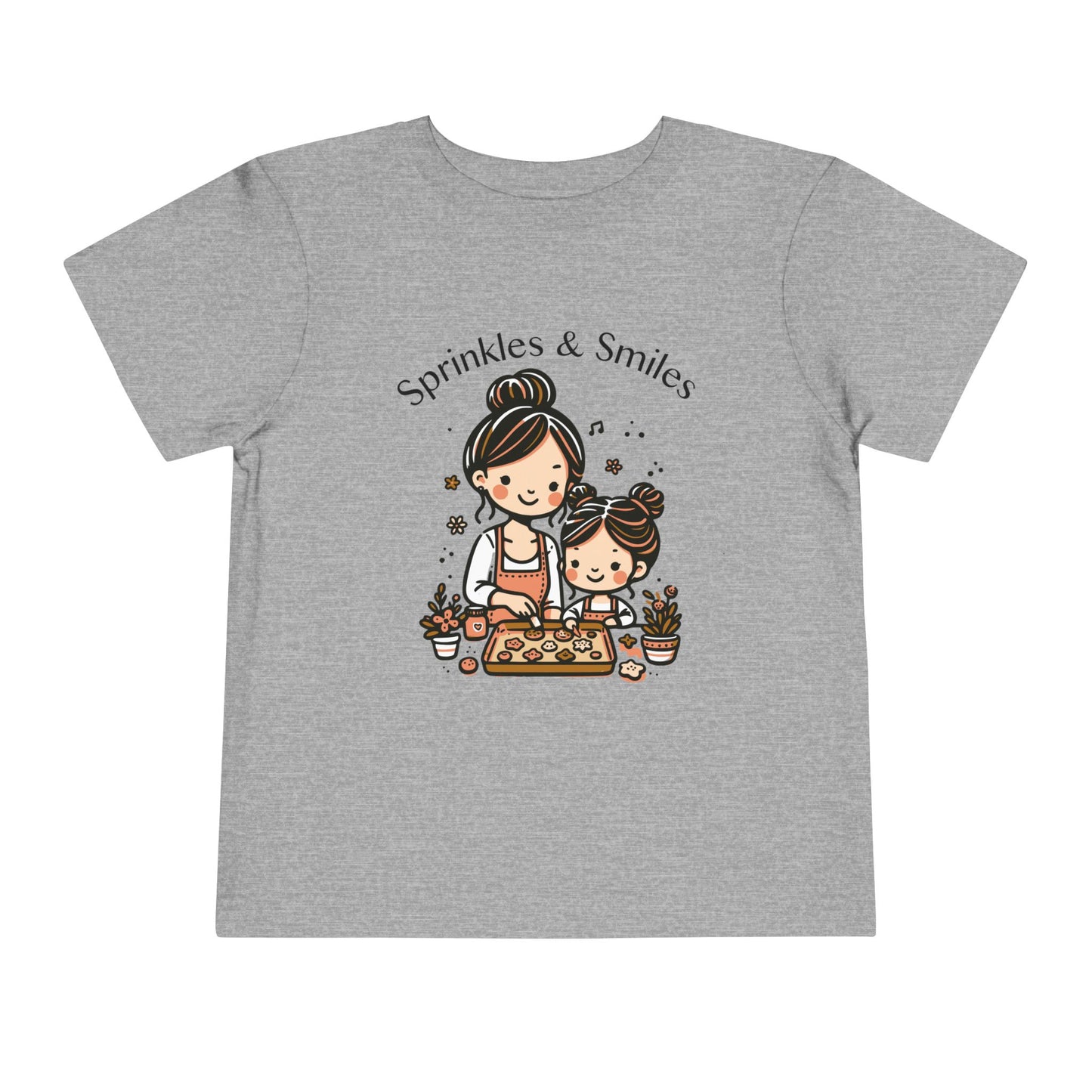 "Sprinkles & Smiles" Toddler Tee —  Mom & Me Baking Graphic Shirt