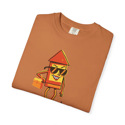 "I’m a Firecracker" Cartoon T-Shirt —  Funny Explosive Persona Tee
