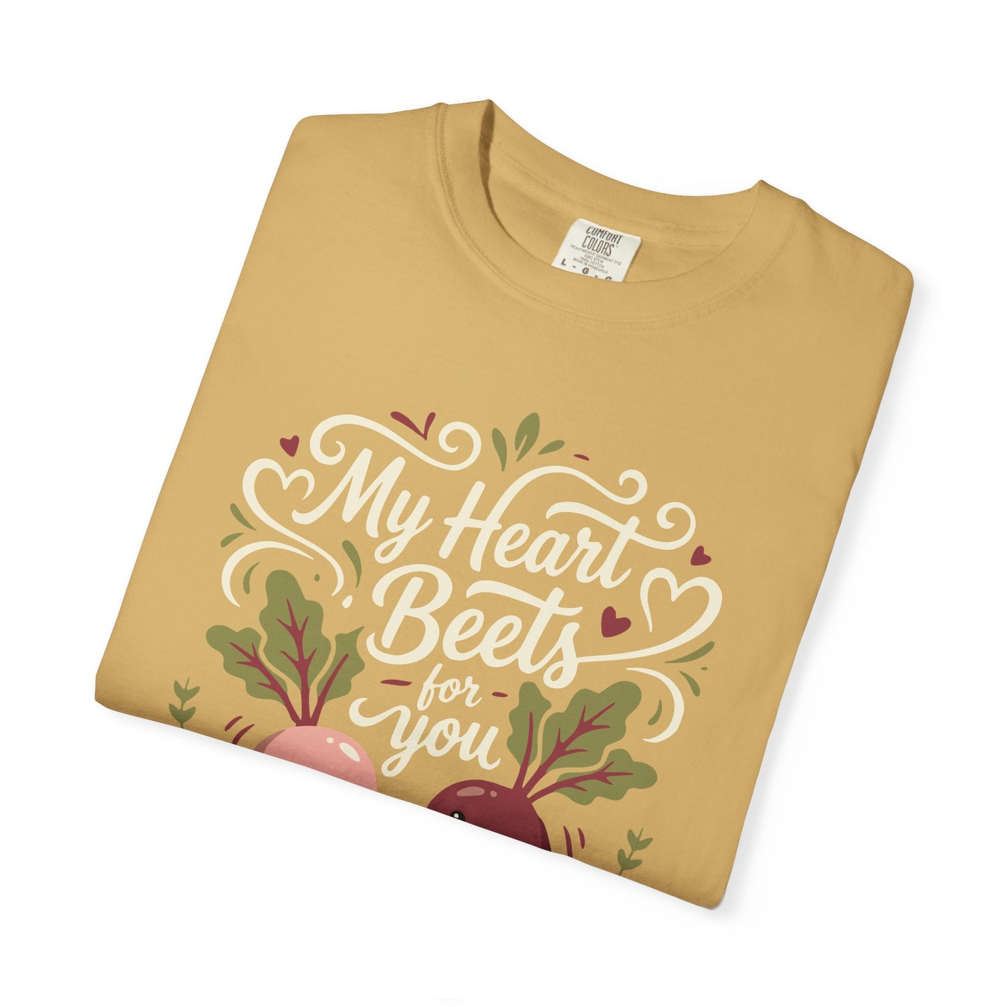 “My Heart Beets for You” T-Shirt — Cute Veggie Valentine Beet Couple Graphic Tee