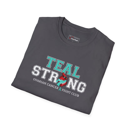 Teal Strong T-Shirt — Ovarian Cancer Awareness Support Tee