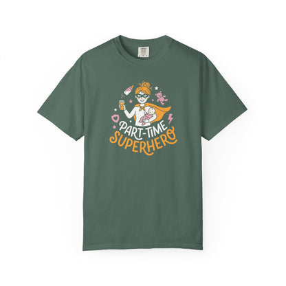 Part-Time Superhero Mom T-Shirt — Cute Nursing & Momlife Graphic Tee