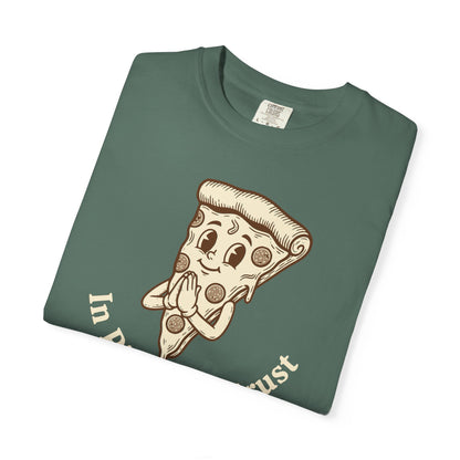 "In Pizza We Crust" T-Shirt — Cute Cartoon Pizza Slice Tee
