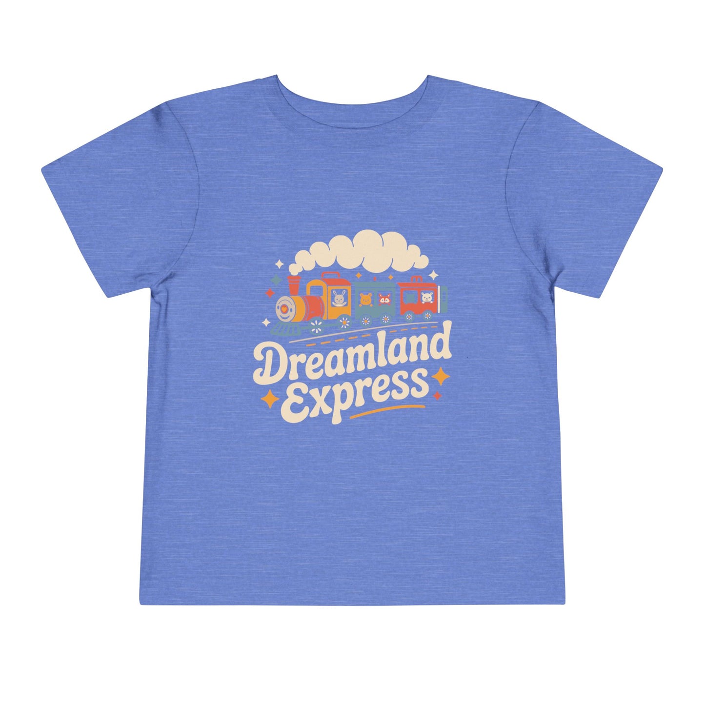 "Dreamland Express" Toddler Tee — Cute Train Kids Graphic T-Shirt