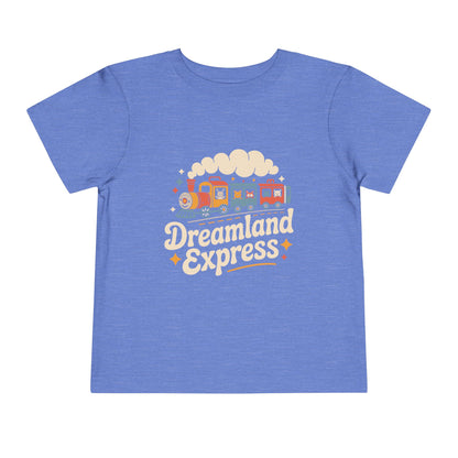 "Dreamland Express" Toddler Tee — Cute Train Kids Graphic T-Shirt