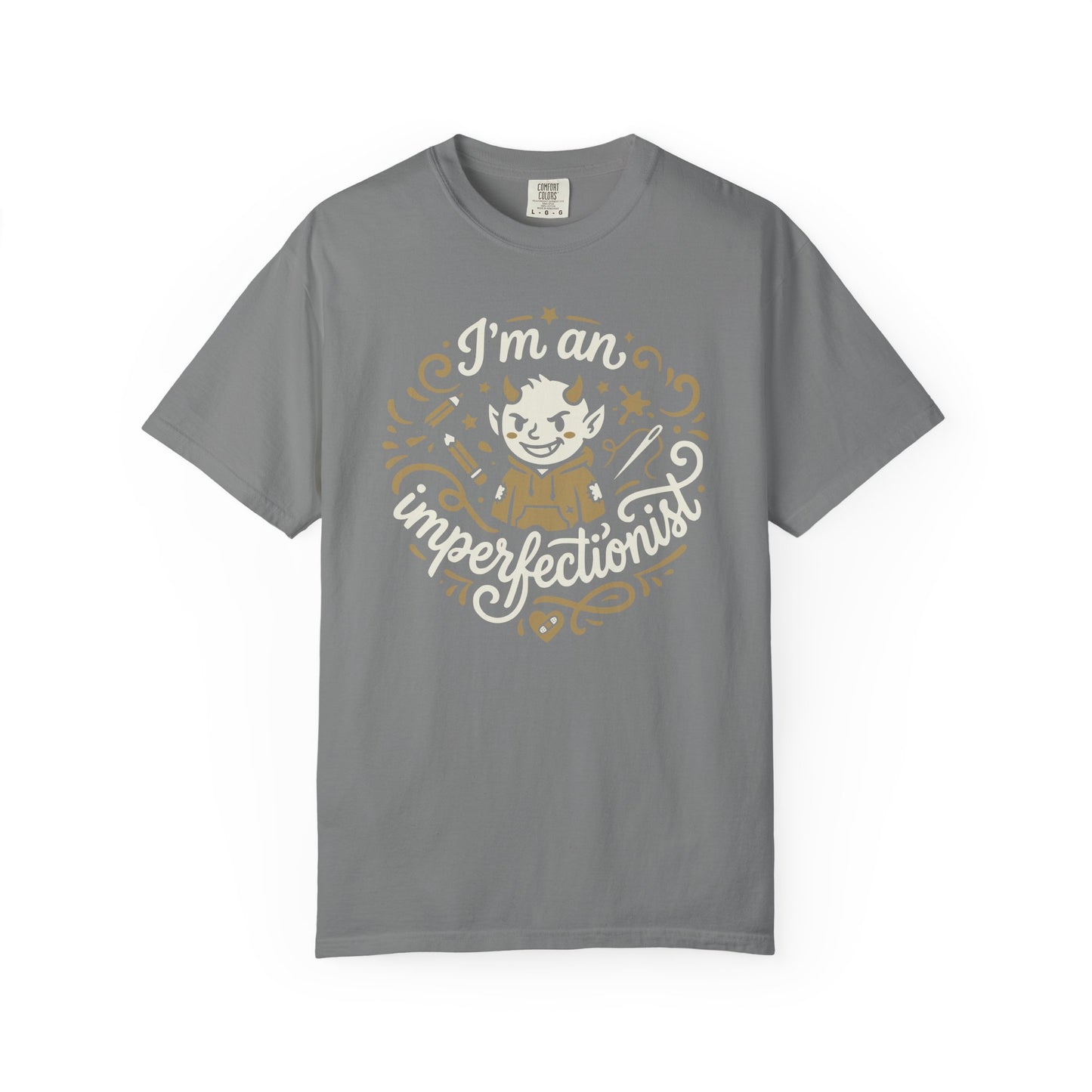 "I'm an Imperfectionist" Graphic T-Shirt — Retro Cute Self-Love Funny Imp Tee