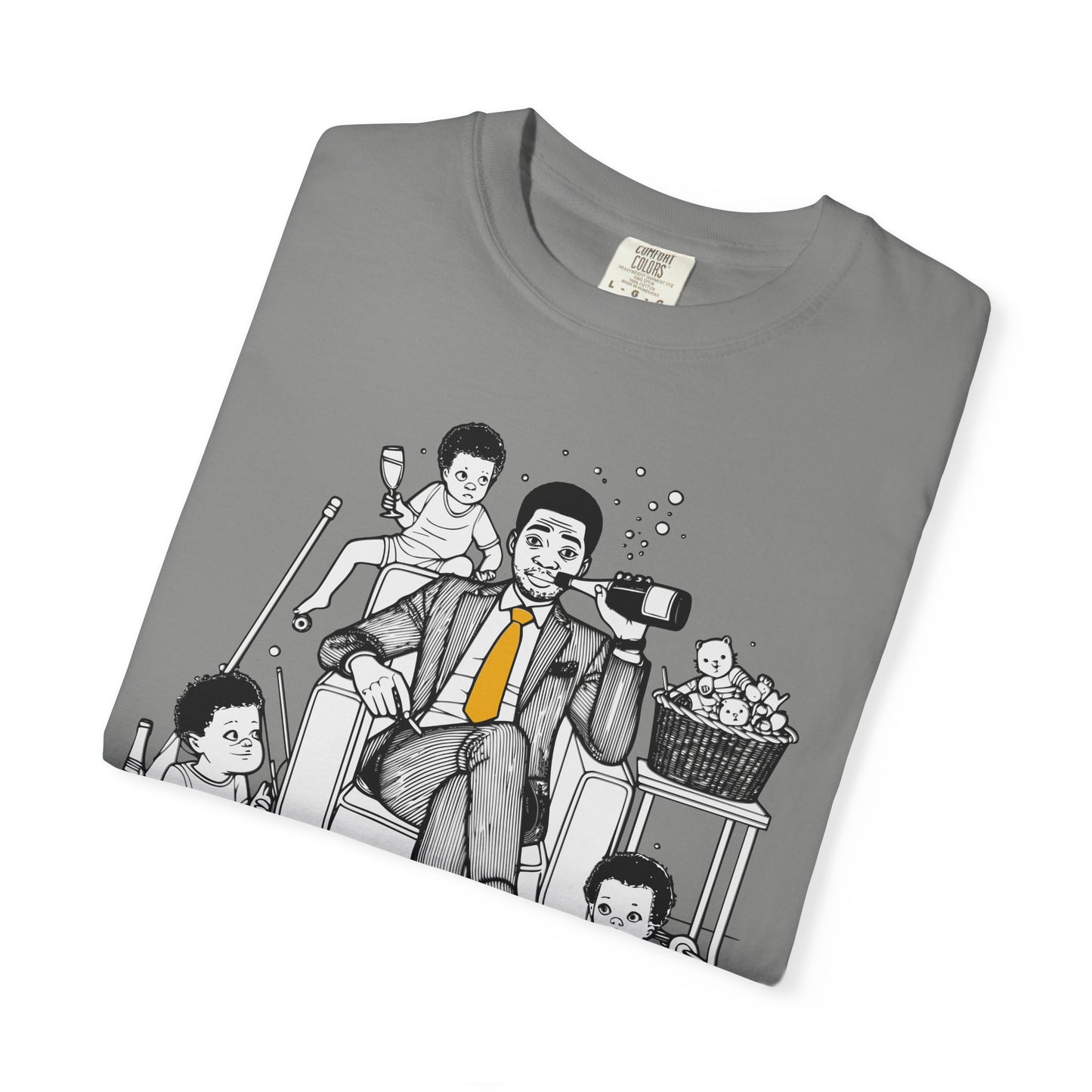 "Chillin' Like A Villain" T-Shirt — Cool Suit & Tie Family Man Graphic Tee