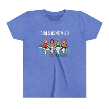 "Girls Gone Mild" Youth Tee – Cute Reading Club Graphic T-Shirt