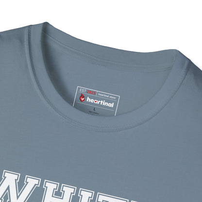 White Ribbon Strong T-Shirt — Lung Cancer Fight Club Awareness Tee