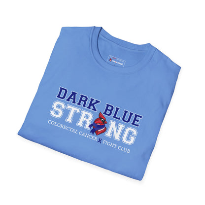 Dark Blue Strong T-Shirt — Colorectal Cancer Awareness Support Tee