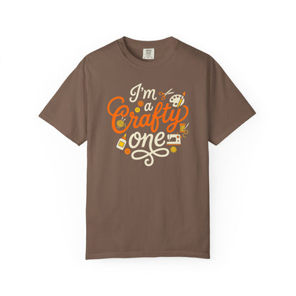 "I'm a Crafty One" T-Shirt —  Graphic Tee for Arts & Crafts Enthusiasts
