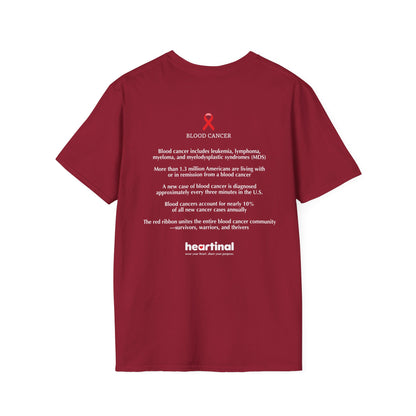 Red Strong T-Shirt — Blood Cancer Fight Club Awareness Tee