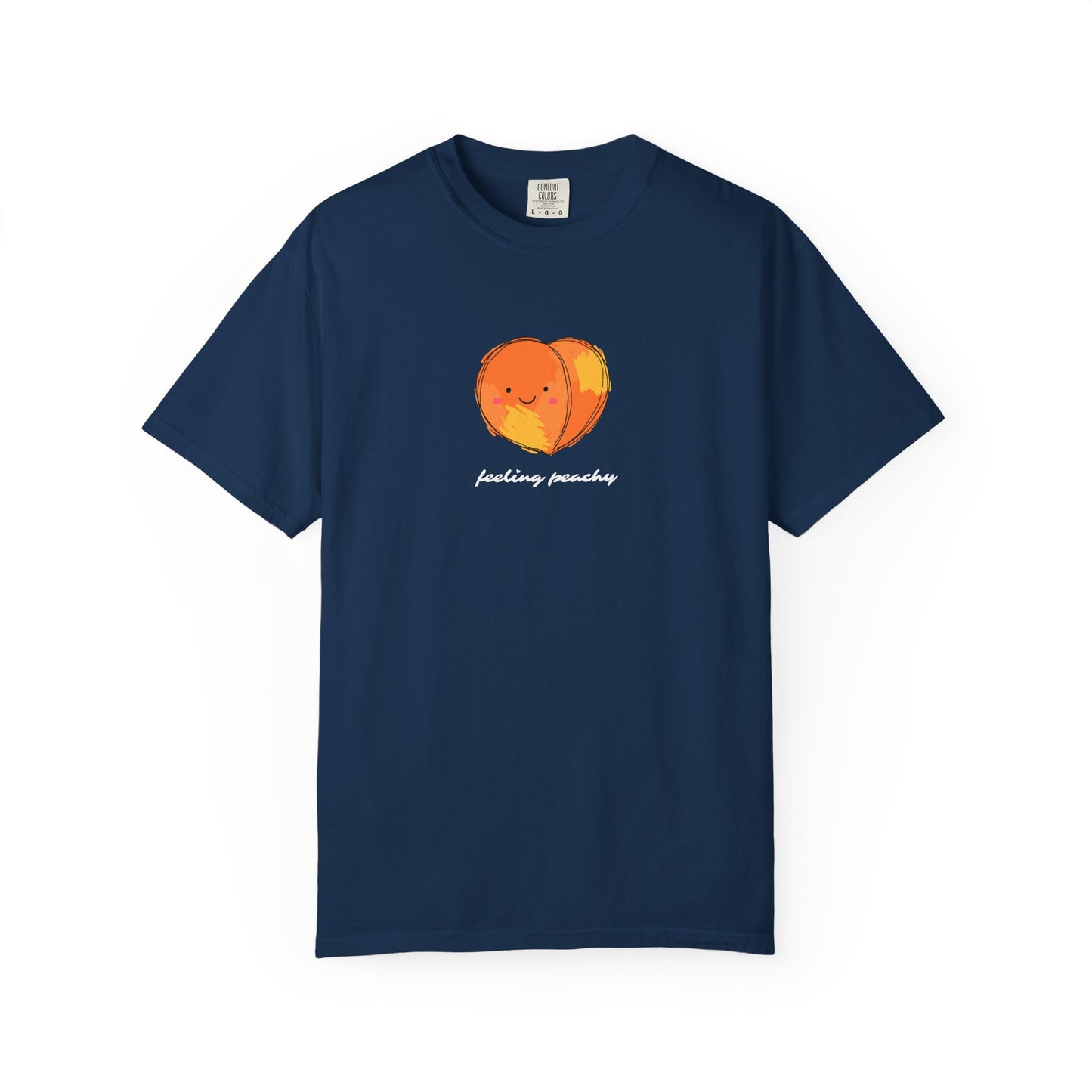 "Feeling Peachy" T-Shirt — Cute Kawaii Peach Graphic Tee