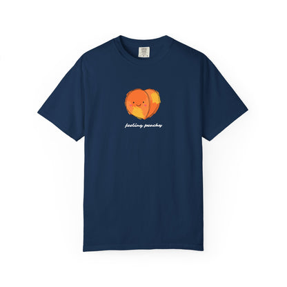 "Feeling Peachy" T-Shirt — Cute Kawaii Peach Graphic Tee