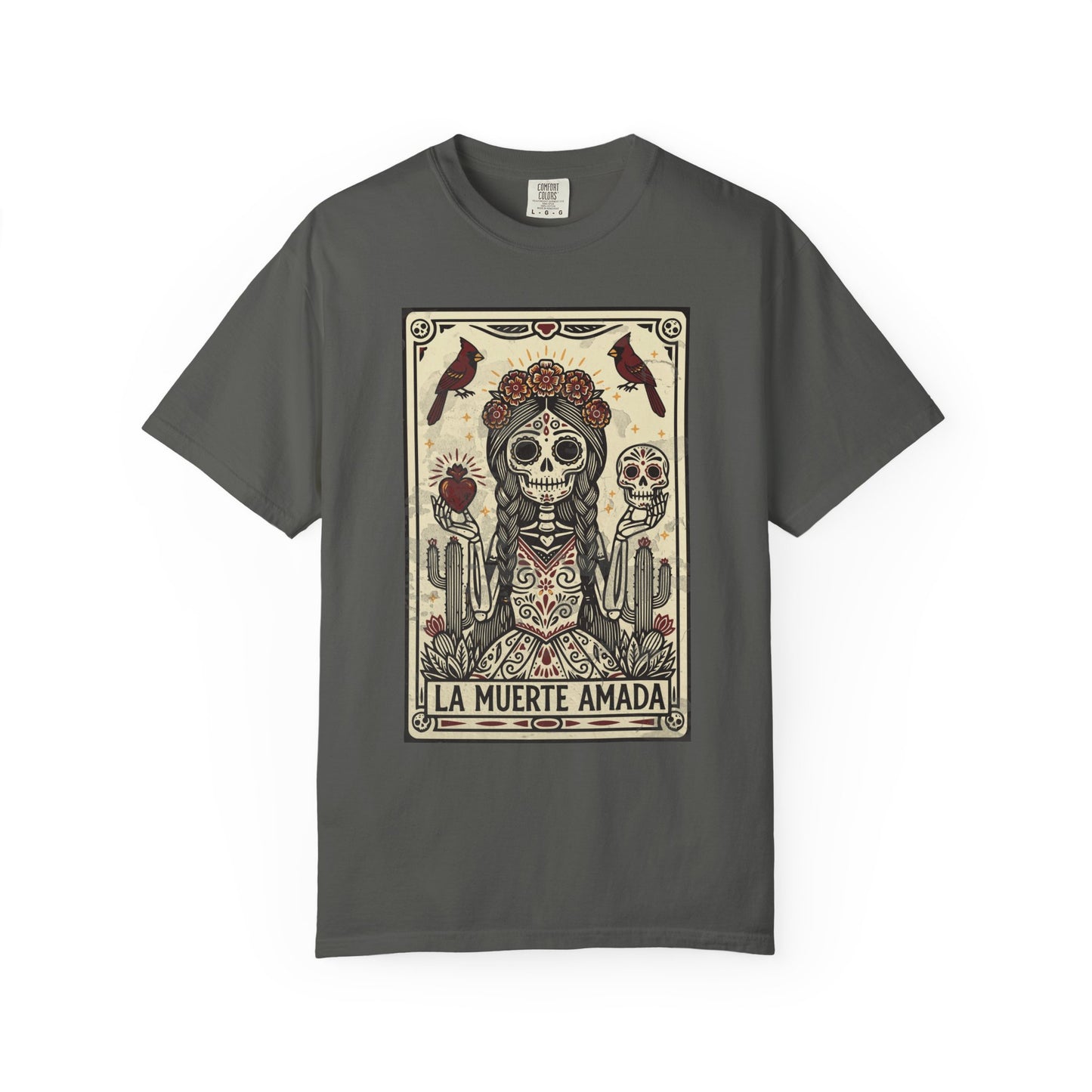 "La Muerte Amada" T-Shirt — Day of the Dead Skull Art Tee