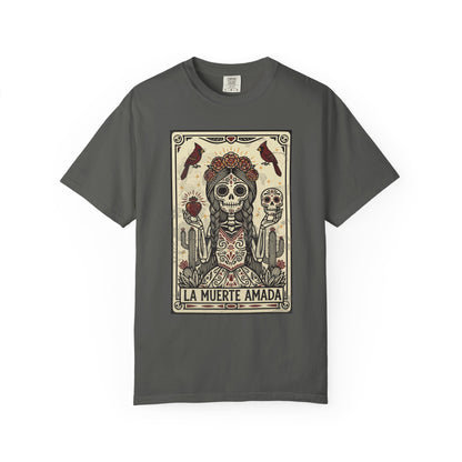 "La Muerte Amada" T-Shirt — Day of the Dead Skull Art Tee