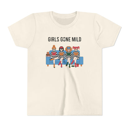 "Girls Gone Mild" Youth Tee – Cute Reading Club Graphic T-Shirt